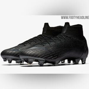 blackout nike mercurial superfly 360 stealth ops boots